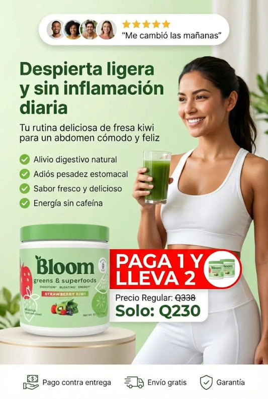 2x1 - Bloom Greens: Adiós Hinchazón