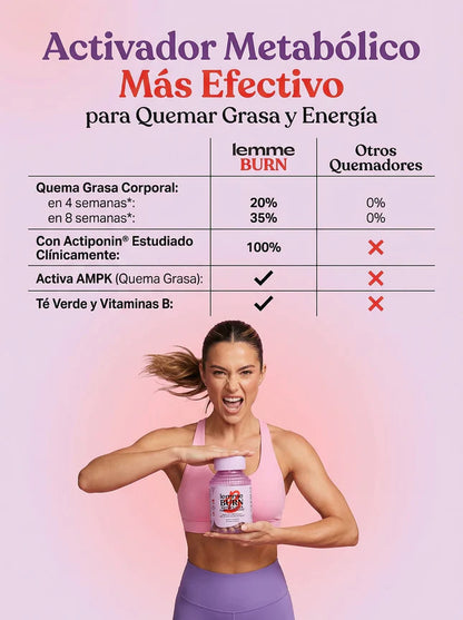 Lemme Burn: Define tu figura y dile adiós a la inflamación ¡Hoy al 50% OFF!
