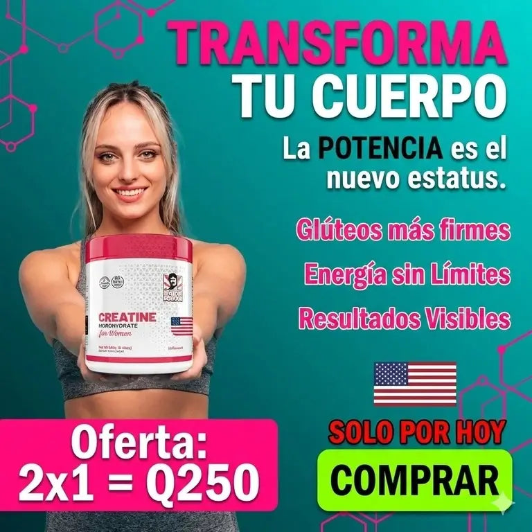 LA CREATINA QUE ESTÁN USANDO TODAS: RESULTADOS REALES EN GLÚTEOS Y FUERZA
