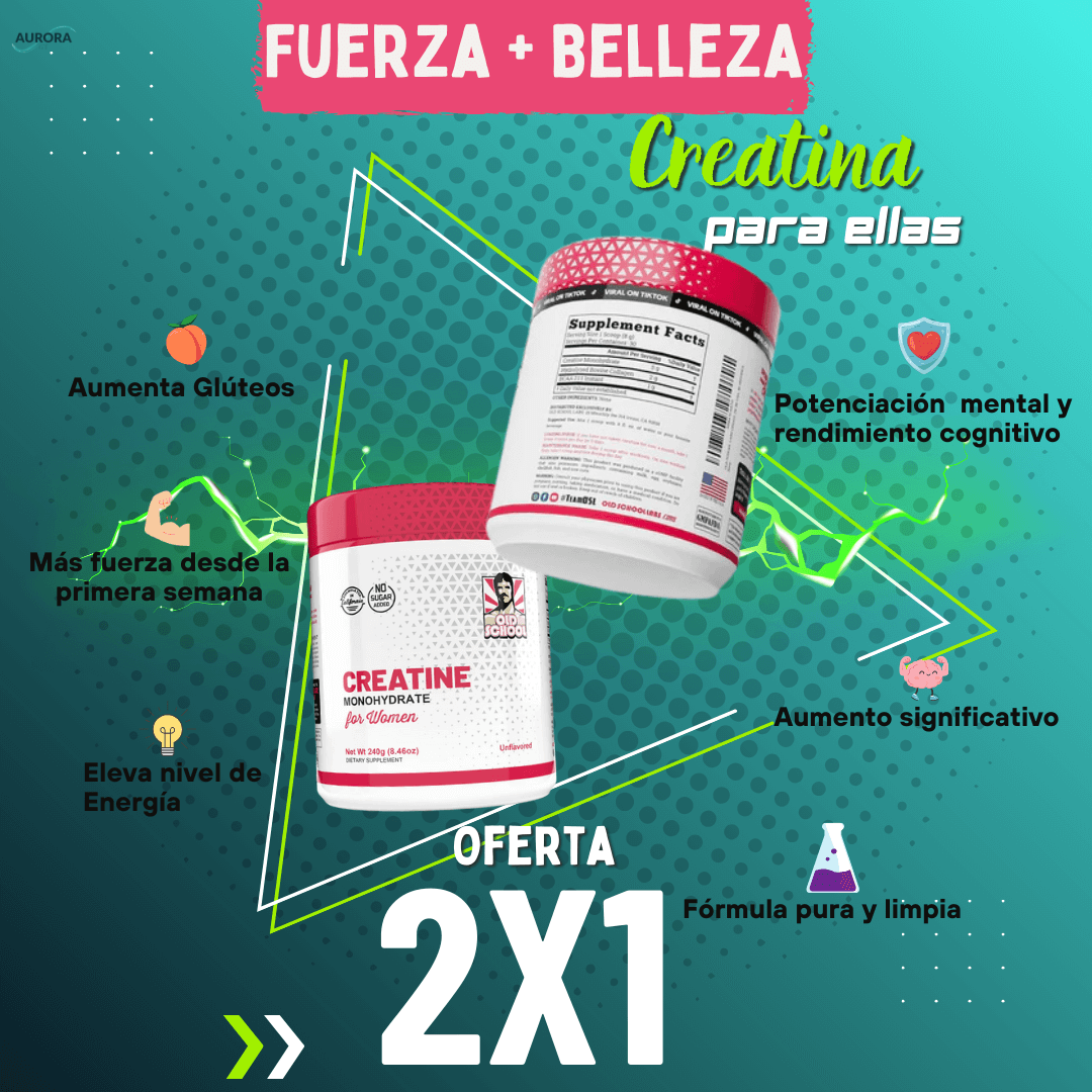 LA CREATINA QUE ESTÁN USANDO TODAS: RESULTADOS REALES EN GLÚTEOS Y FUERZA