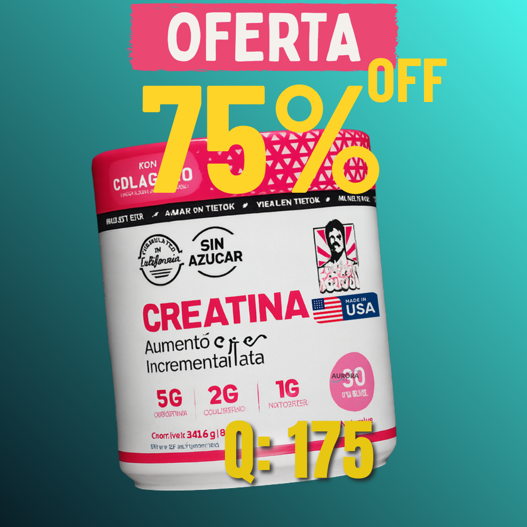 CREATINE ORIGINAL 3 EN 1 +(COLAGENO) 75%OFF